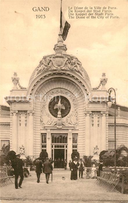 Gand Belgien Exposition Internationale et Universelle le Dome de la Ville de Par