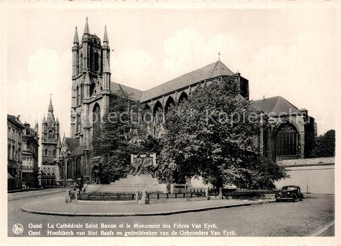 Gand Belgien Cathedrale Saint Bavon Monument des Frères Van Eyck