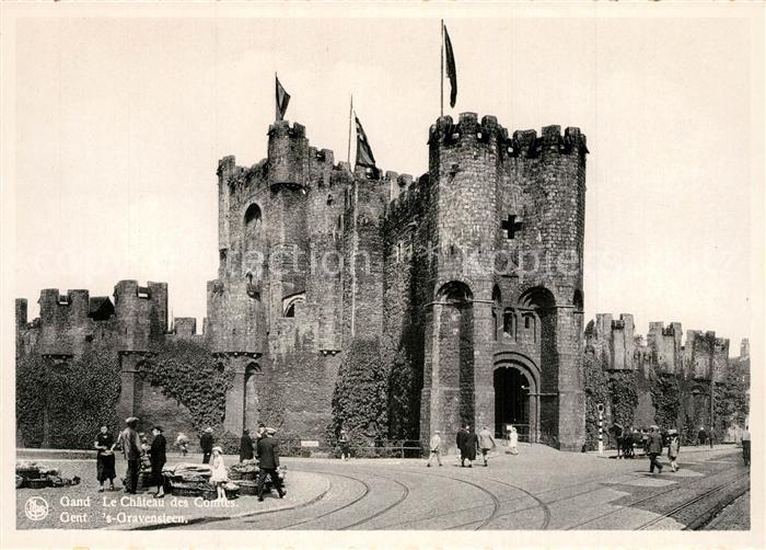 Gand Belgien Chateau des Comtes de Flandre