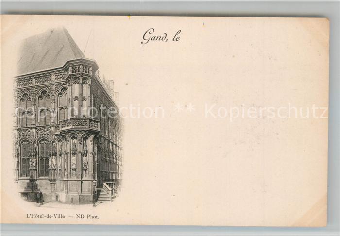 Gand Belgien Hotel de Ville