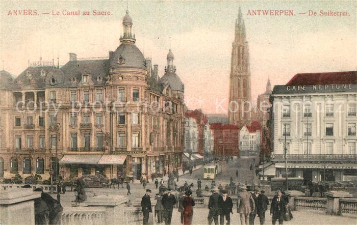Anvers Antwerpen Canal au Sucre