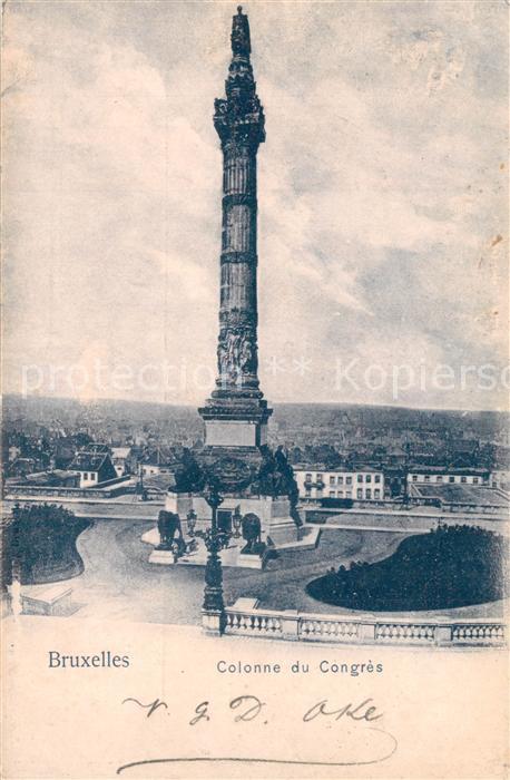 Bruxelles Bruessel Colonne du Congres