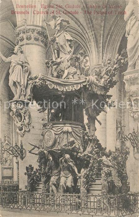 Bruxelles Bruessel Eglise Ste. Gudule
