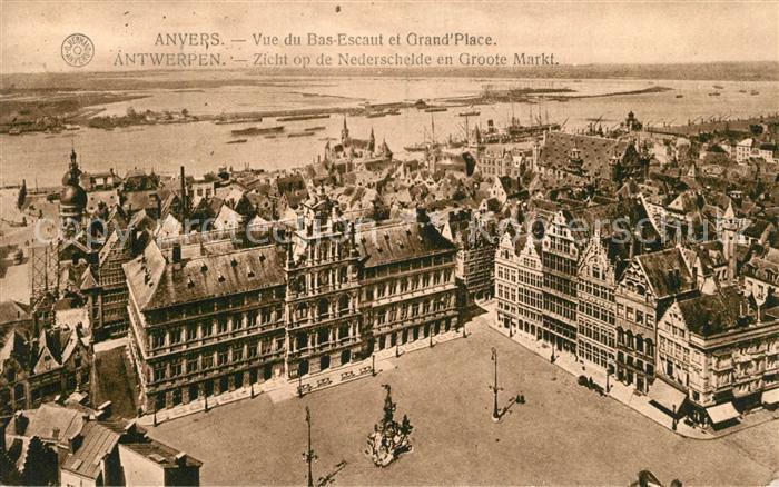 Anvers Antwerpen Nederschelde en Groote Markt