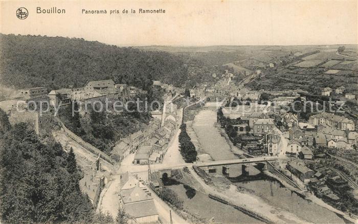 Bouillon Wallonne Panorama Pris de la Ramonette