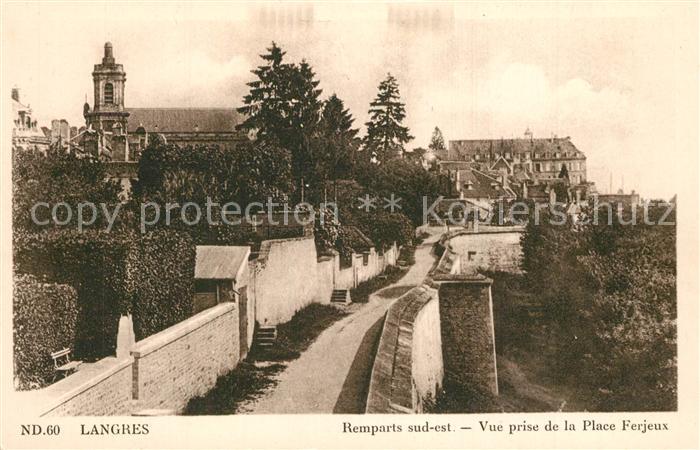 Langres Remparts sud-est