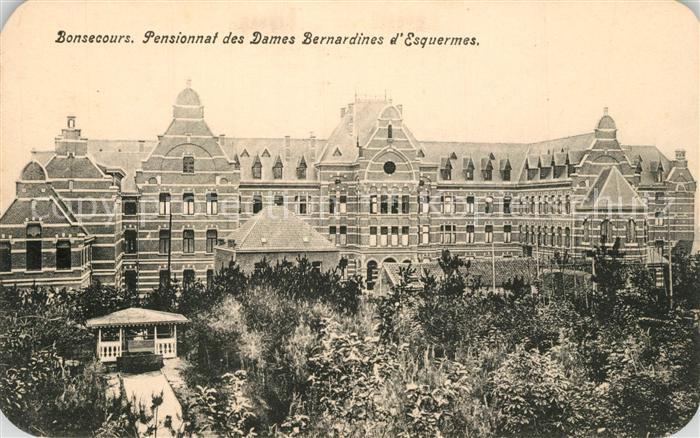 Bonsecours Belgien Pensionat des Dames Bernadines d`Esquermes