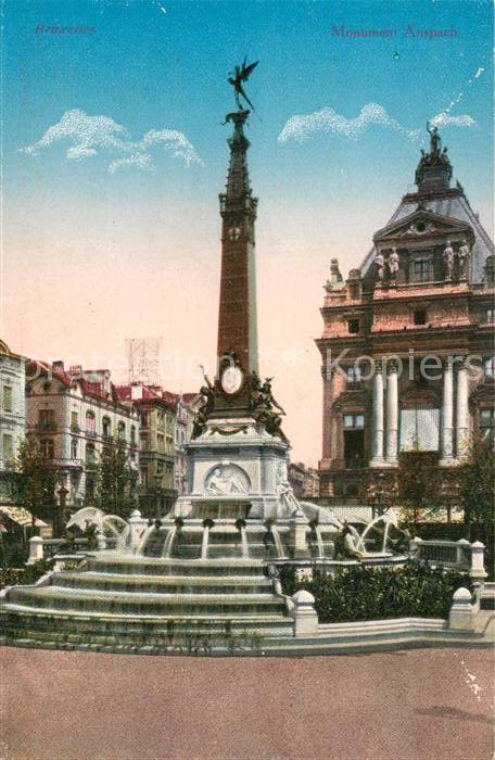 Bruxelles Bruessel Monument Anspach