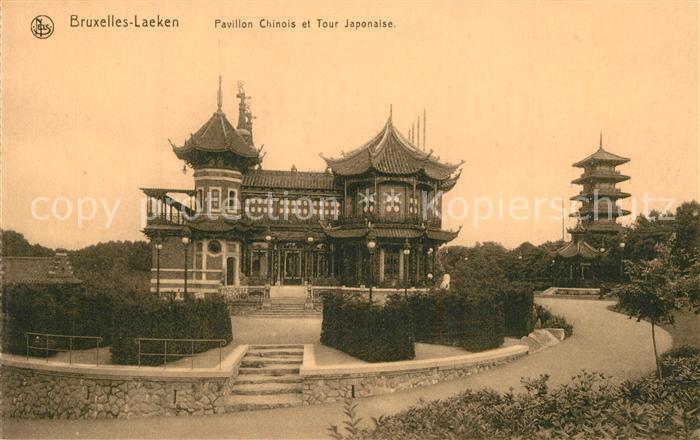 Laeken Pavillon Chinois et Tour Japonaise