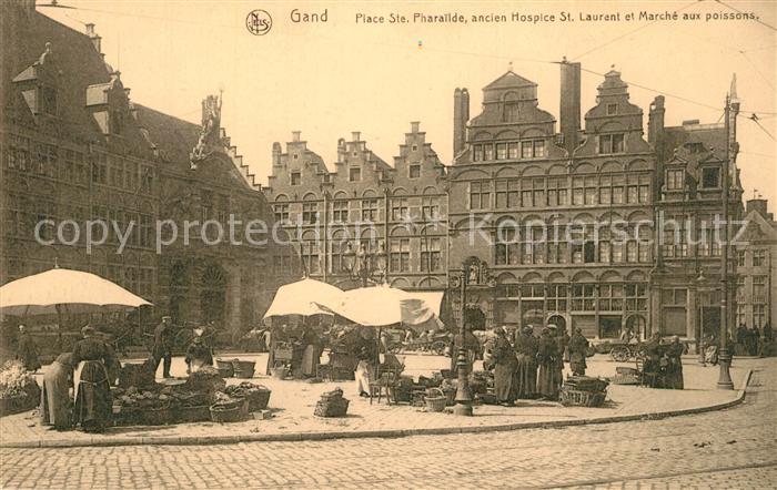 Gand Belgien Place St. Pharailde Markt