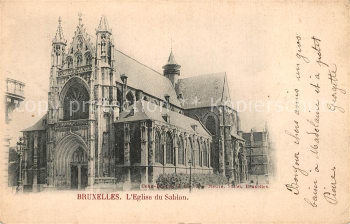 Bruxelles Bruessel Eglise du Sablon