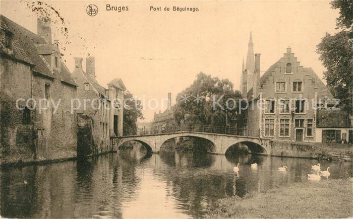 Bruges BRUGGE Belgie Pont du Beguinage