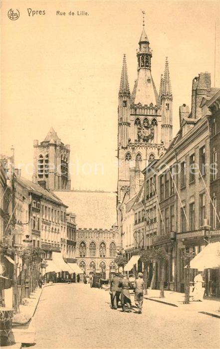 Ypern Ypres Rue de Lille