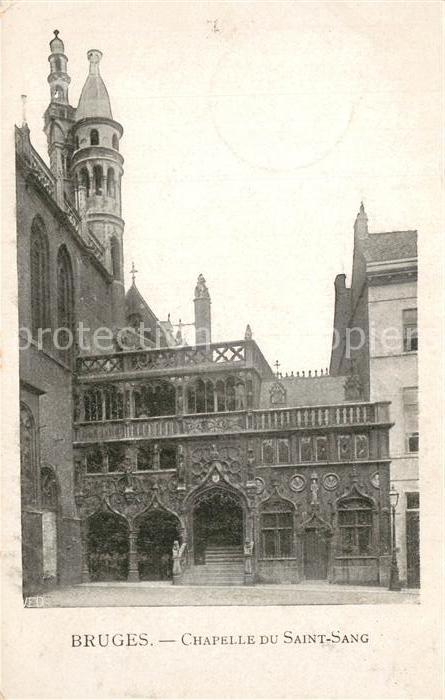 Bruges BRUGGE Belgie Chapelle du Saint Sang