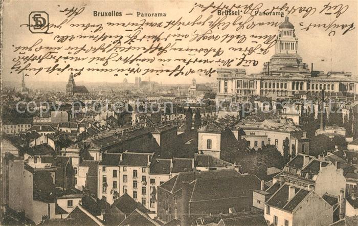 Bruxelles Bruessel Panorama