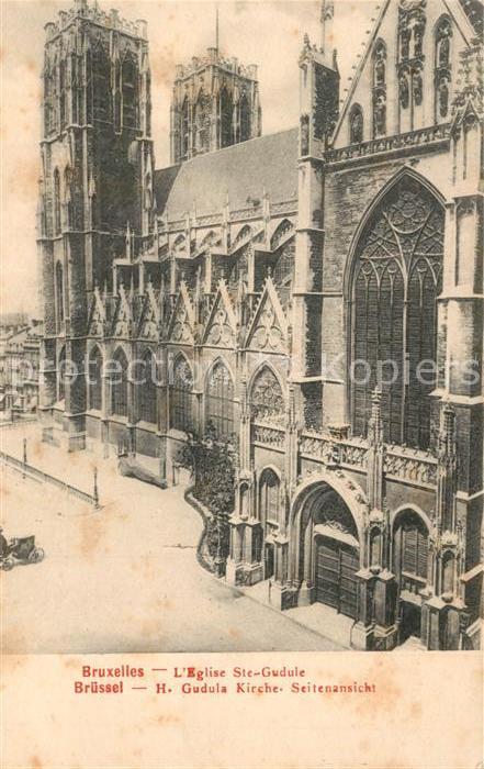 Bruxelles Bruessel Eglise Ste Gudule