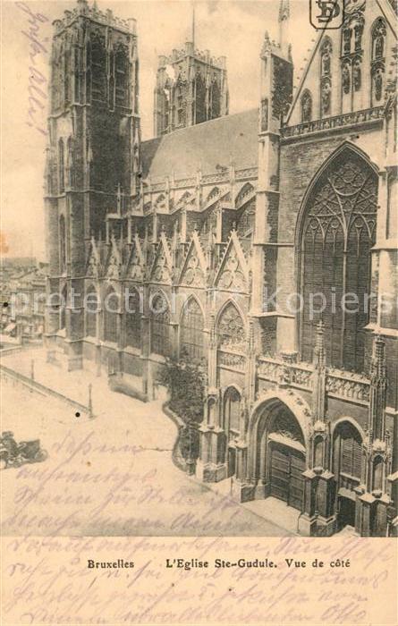 Bruxelles Bruessel Eglise Ste Gudule