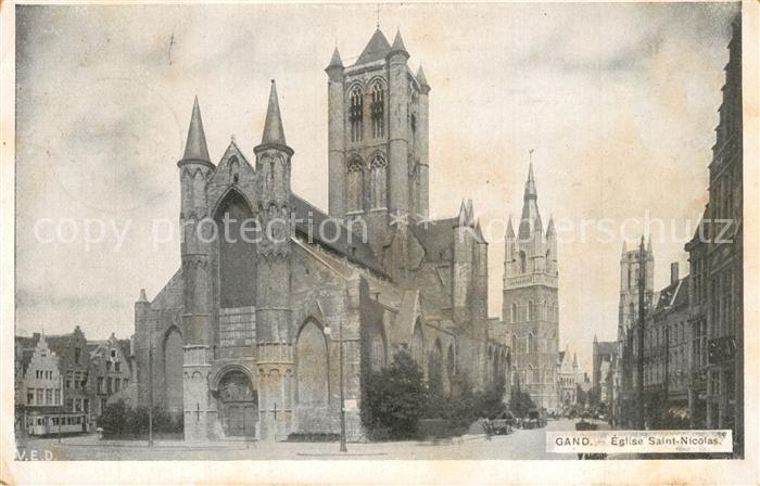 Gand Belgien Eglise Saint Nicolas