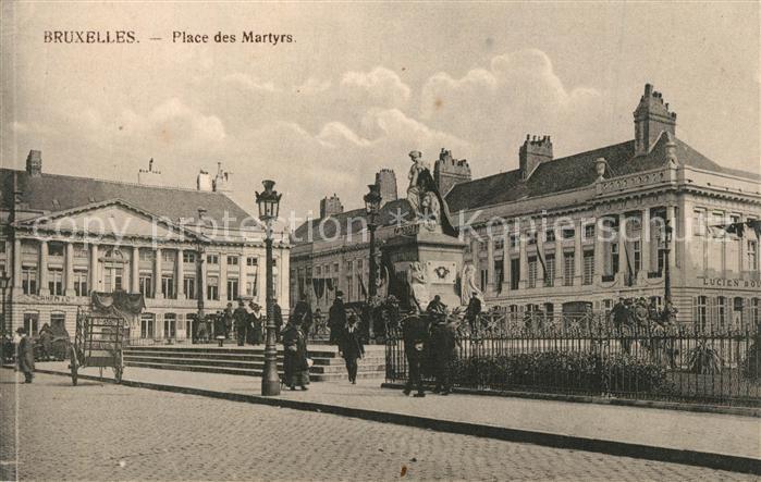 Bruxelles Bruessel Place des Martyrs