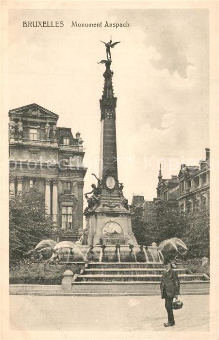 Bruxelles Bruessel Monument Anspach