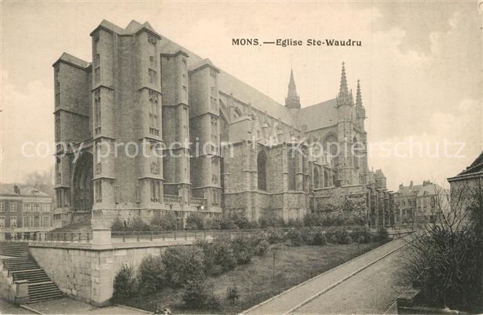 Mons Hainaut Eglise Ste Waudru
