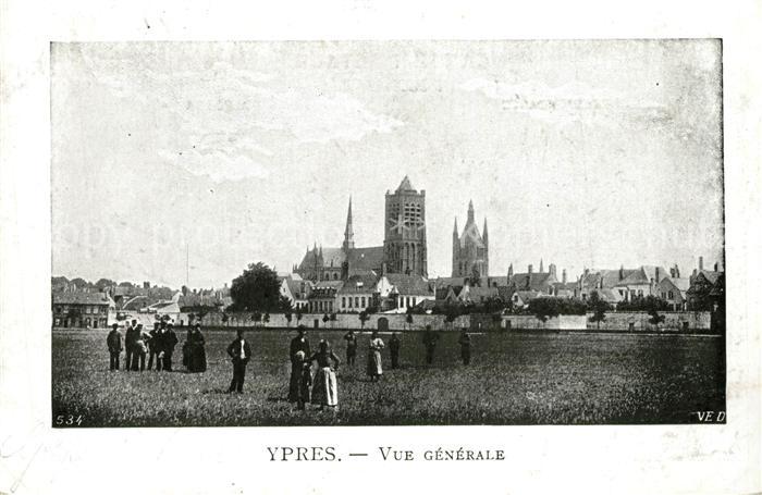 Ypern Ypres Vue Generale