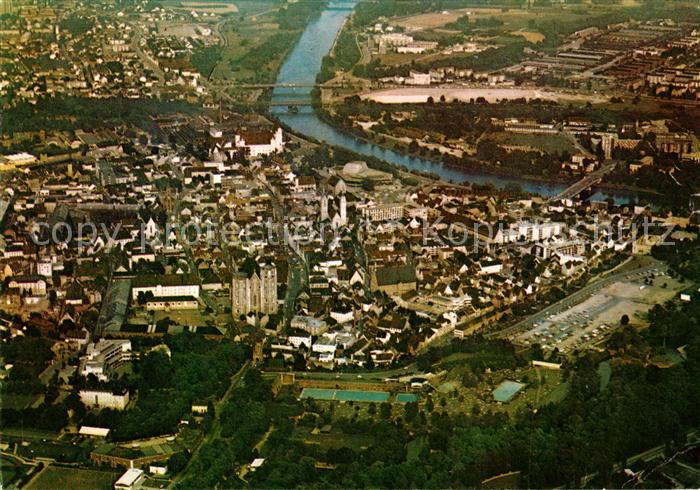 Ingolstadt Donau Fliegeraufnahme Donaupartie