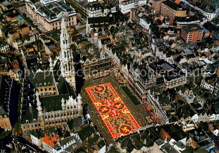 Brussels Fliegeraufnahme Grand Place Tapis de fleurs