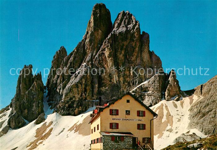 Zsigmondy-Comici Huette Cima Dodici Croda dei Toni Rifugio Zsigmondi Comici