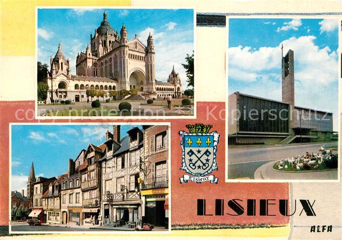 Lisieux La Basilique Eglise St. Desir Vieilles Maisons