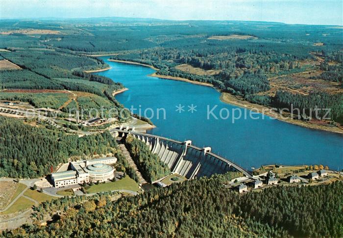 Eupen Fliegeraufnahme Barrage de la Vesdre Wesertalsperre