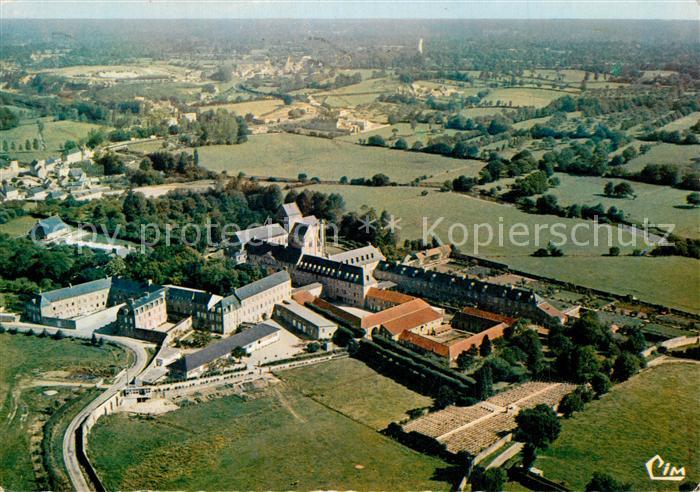 Vicomte-sur-Rance La Fliegeraufnahme Abbaye Ste Marie Madele
