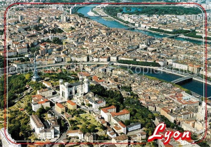 Lyon France Fliegeraufnahme
