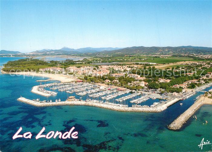 La Londe-les-Maures Fliegeraufnahme mit Hafen