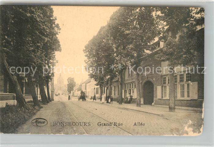 Bonsecours Belgien Grand Rue Allee