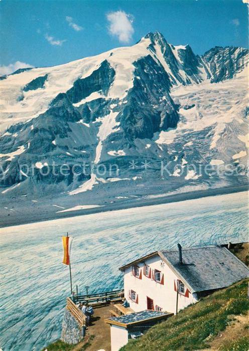 Heiligenblut Kaernten Hofmannshuette mit Grossglockner