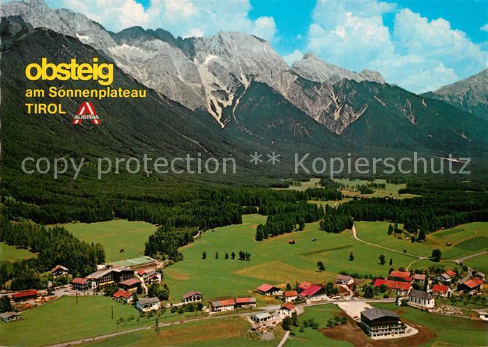 Obsteig Tirol Gasthof Stern Fliegeraufnahme