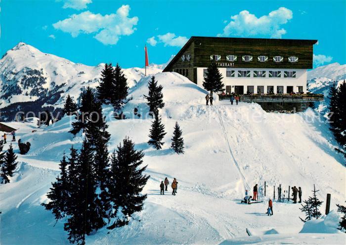 Kitzbuehel Tirol Bergstation Hahnenkamm mit Kitzbueheler Alpen