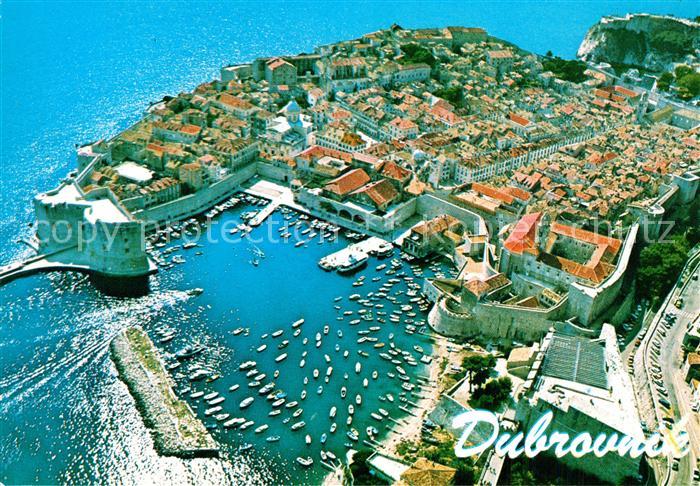 Dubrovnik Ragusa Fliegeraufnahme