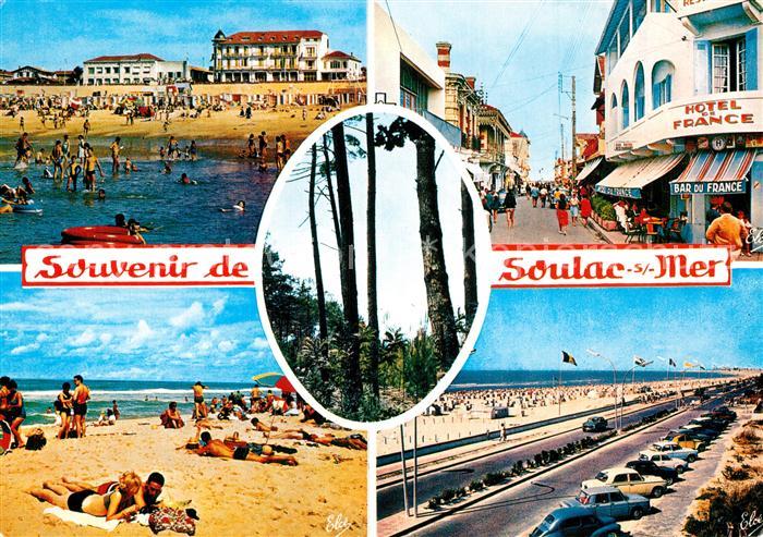 Soulac-sur-Mer Strandpartien Strassenpartie Promenade