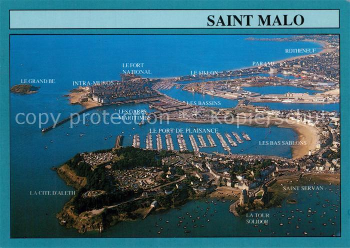 Saint-Malo 35 Saint Servan Vue aerienne