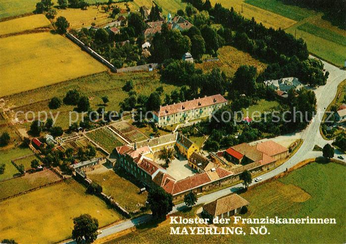 Alland Niederoesterreich Kloster der Franziskanerinnen Fliegeraufnahme