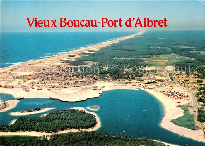 Boucau Bayonne Port d’Albret Vue panoramique aerienne sur la station balneaire