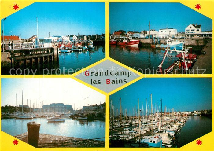 Grandcamp les Bains Vues diverses des Ports de Peche et de Plaisance