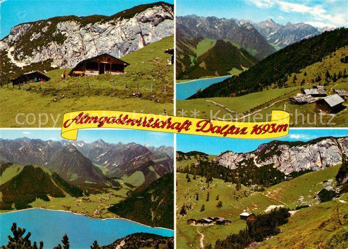 Tirol Region Almgastwirtschaft Dalfaz Rofangebirge Klobenjoch Achensee Karwendel