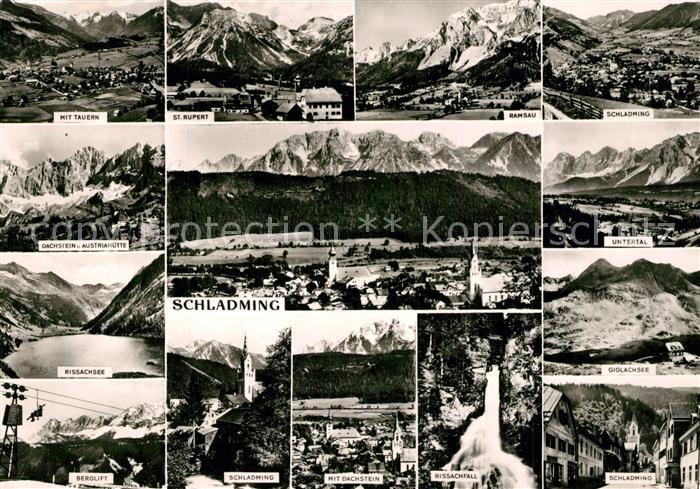 Schladming Obersteiermark Tauern St Rupert Ramsau Dachsten Panorama Untertal Ber