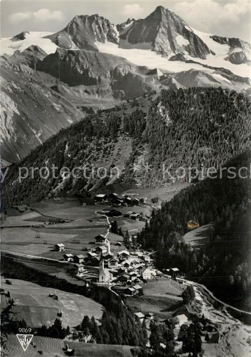 Kals Grossglockner Fliegeraufnahme