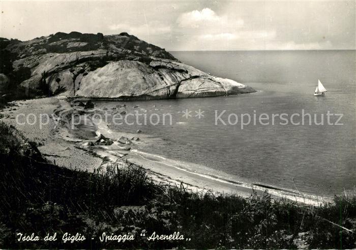 Isola del Giglio Spiaggia Arenella