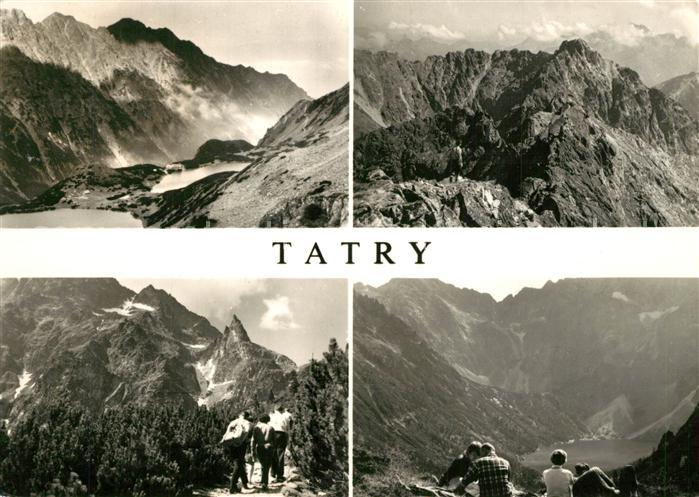 Tatry Vysoke Gebirge Panorama Teilansichten