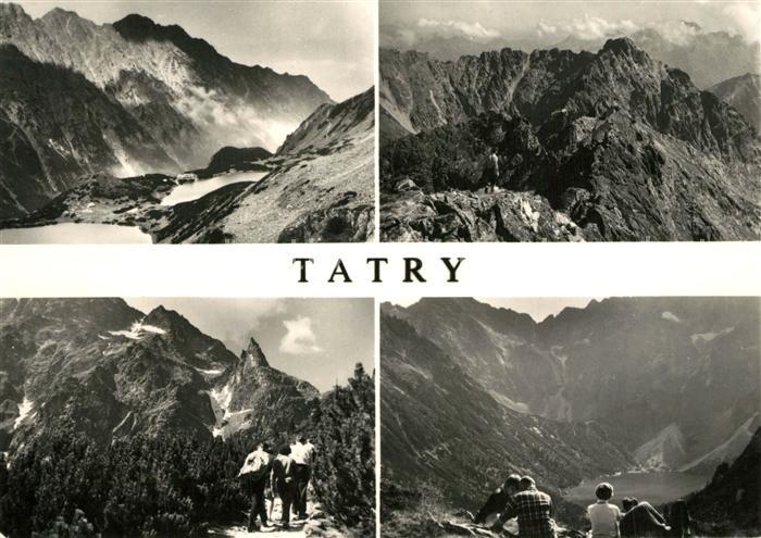 Tatry Vysoke Gebirge Dolina Pieclu Slawow Polskich Szczyt Wielki Cubryna i Mnich